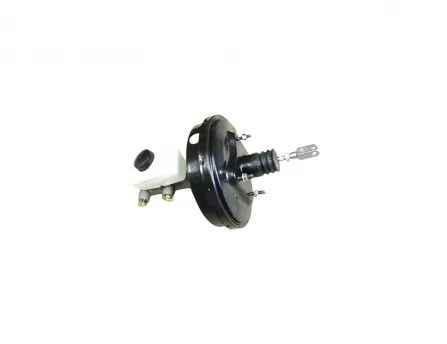 Vacuum booster assembly with 4 holes for brake master cylinder.Safe
